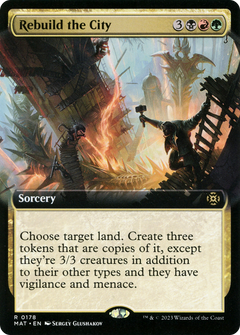 Rebuild the City (Extended Art) (178) [March of the Machine: The Aftermath] foil - Deck Out Gaming