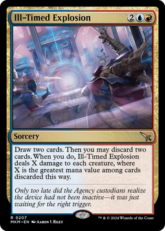 Ill-Timed Explosion (207) [Murders at Karlov Manor] foil - Deck Out Gaming