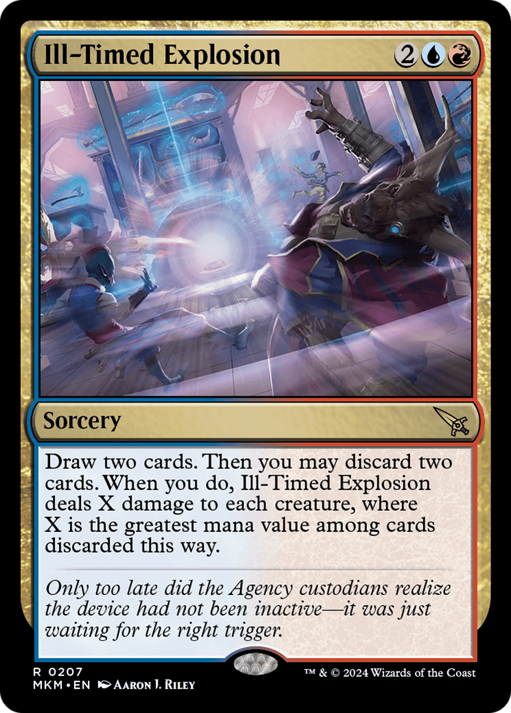 Ill-Timed Explosion (207) [Murders at Karlov Manor] foil - Deck Out Gaming