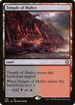 Temple of Malice (236) [Dominaria United Commander] - Deck Out Gaming