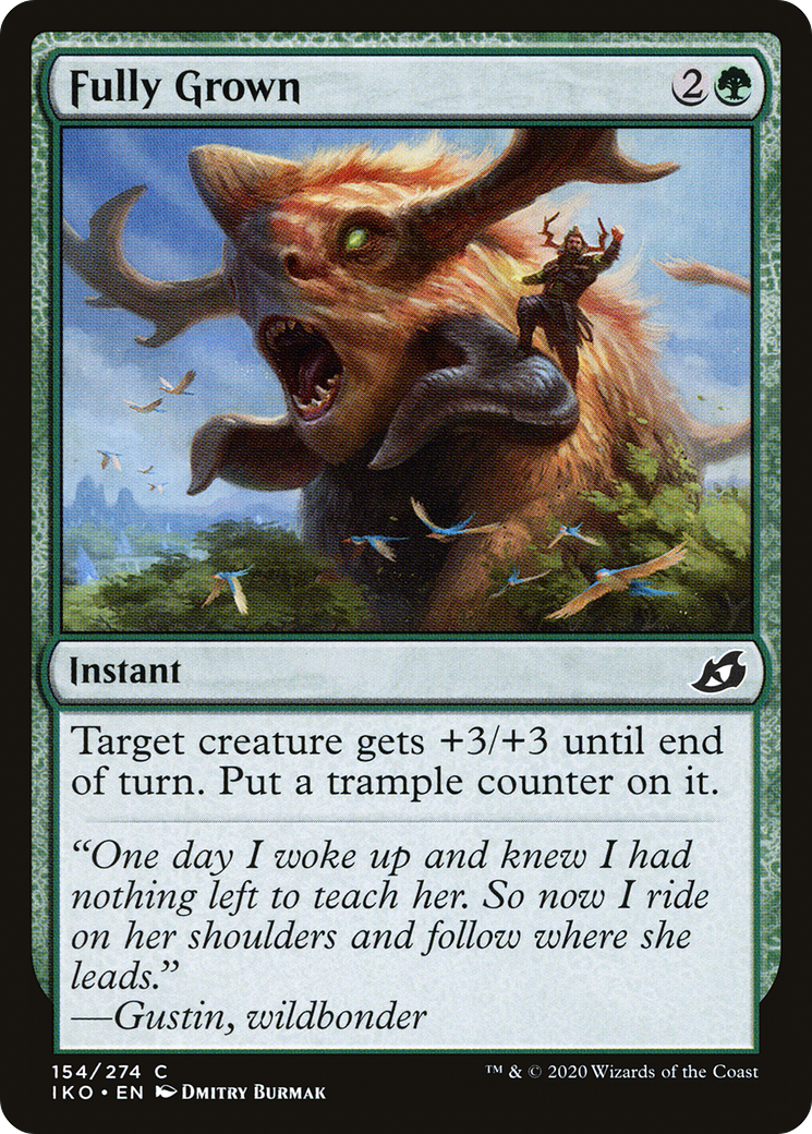 Fully Grown (154) [Ikoria: Lair of Behemoths] - Deck Out Gaming