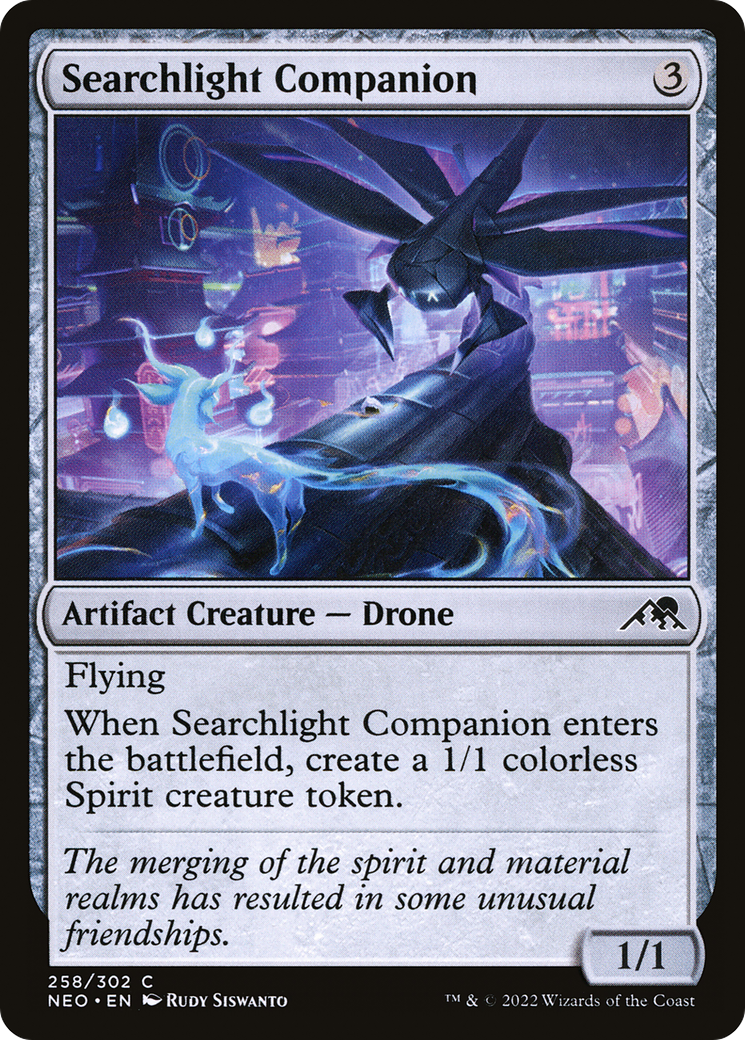 Searchlight Companion (258) [Kamigawa: Neon Dynasty] foil - Deck Out Gaming