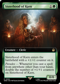 Sisterhood of Karn (Extended Art) (399) [Doctor Who] foil - Deck Out Gaming