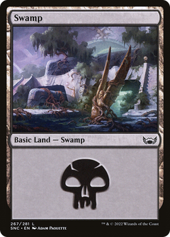 Swamp (267) (267) [Streets of New Capenna] foil - Deck Out Gaming