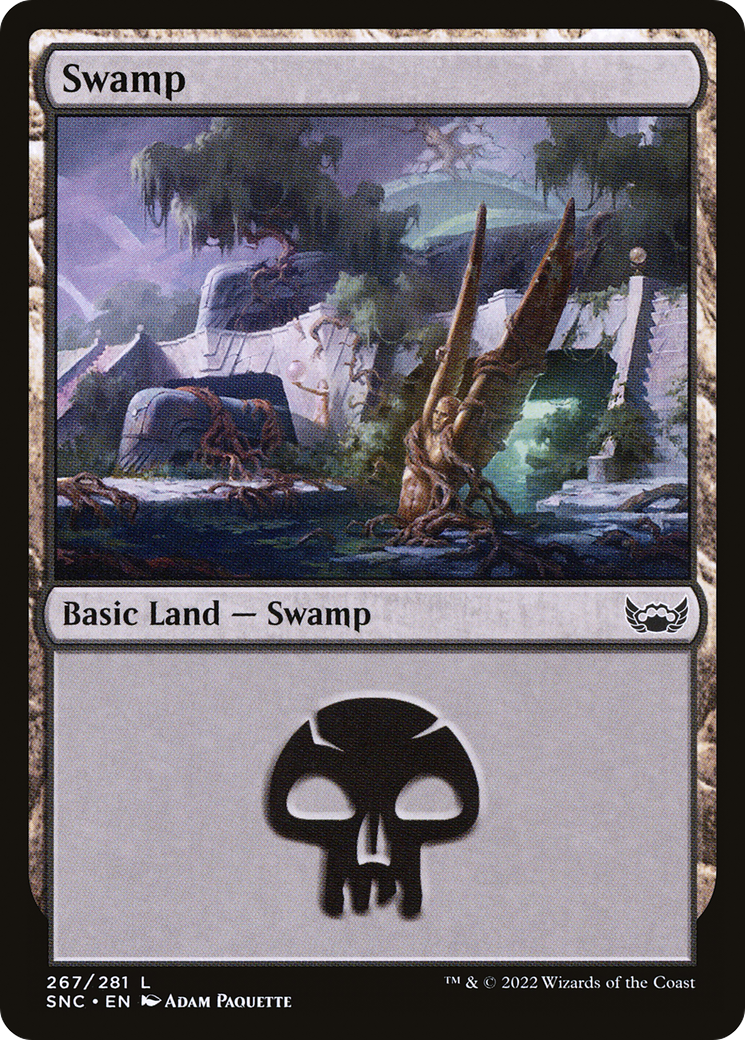 Swamp (267) (267) [Streets of New Capenna] foil - Deck Out Gaming