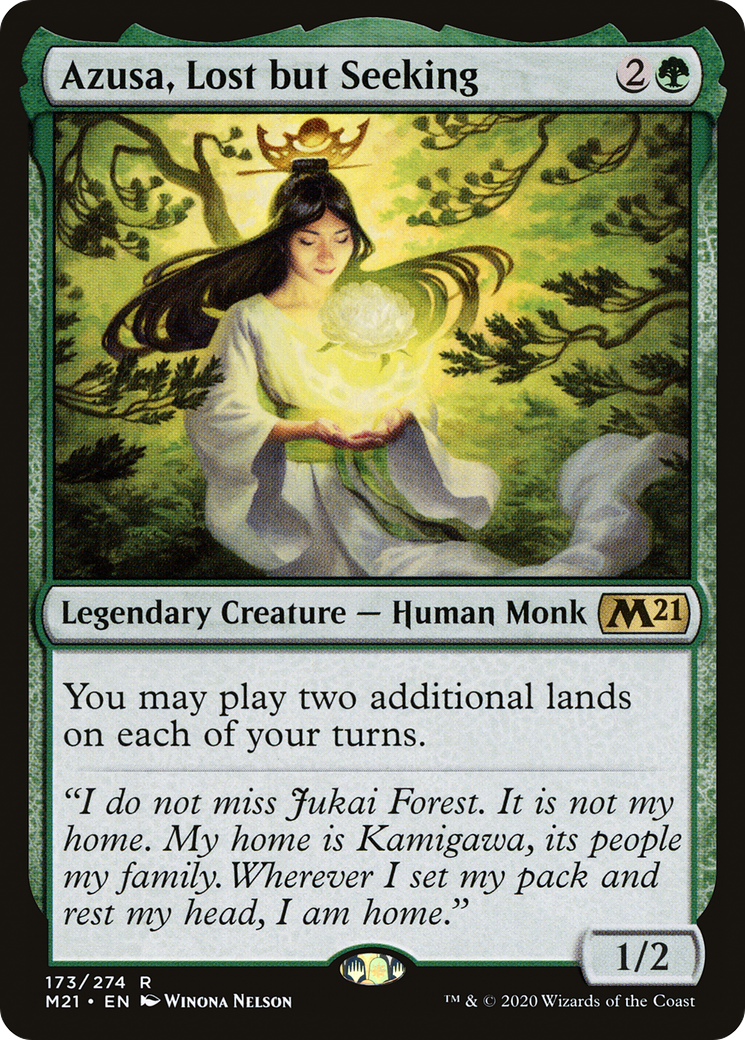 Azusa, Lost but Seeking (173) [Core Set 2021] foil - Deck Out Gaming