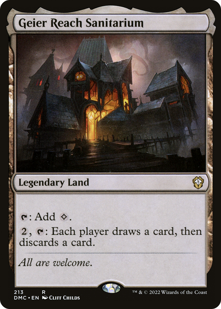 Geier Reach Sanitarium (213) [Commander: Dominaria United] - Deck Out Gaming