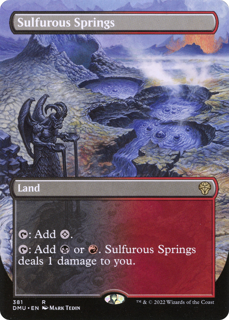 Sulfurous Springs (Borderless) (381) [Dominaria United] - Deck Out Gaming