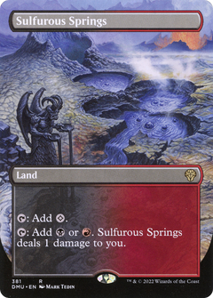Sulfurous Springs (Borderless) (381) [Dominaria United] - Deck Out Gaming