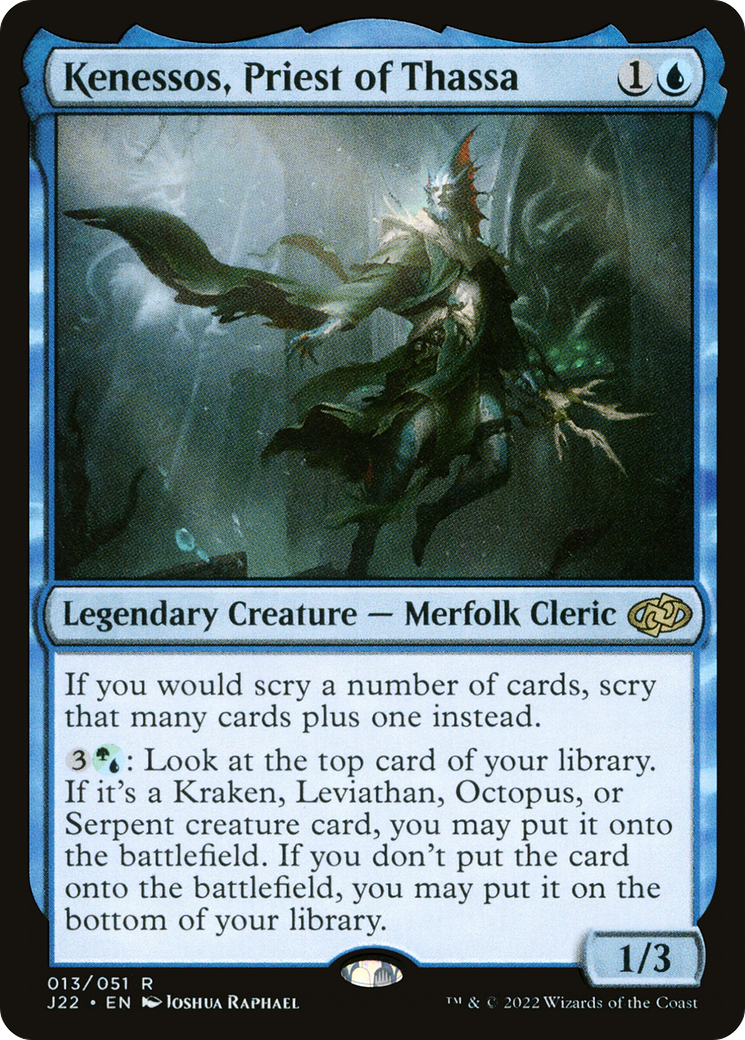 Kenessos, Priest of Thassa (13) [Jumpstart 2022] - Deck Out Gaming