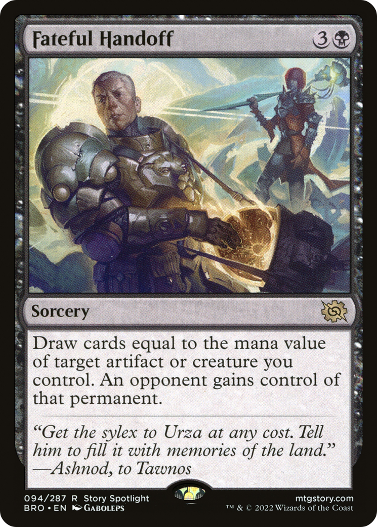 Fateful Handoff (94) [The Brothers' War] foil - Deck Out Gaming