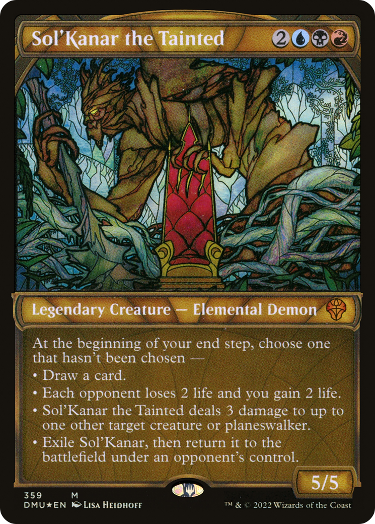 Sol'Kanar the Tainted (Textured Foil) (359) [Dominaria United] foil - Deck Out Gaming