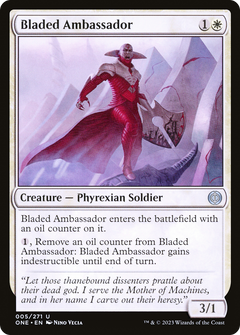 Bladed Ambassador (5) [Phyrexia: All Will Be One] foil - Deck Out Gaming