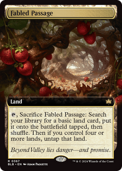 Fabled Passage (Extended Art) (367) [Bloomburrow] foil - Deck Out Gaming