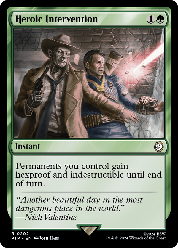 Heroic Intervention (202) [Fallout] - Deck Out Gaming