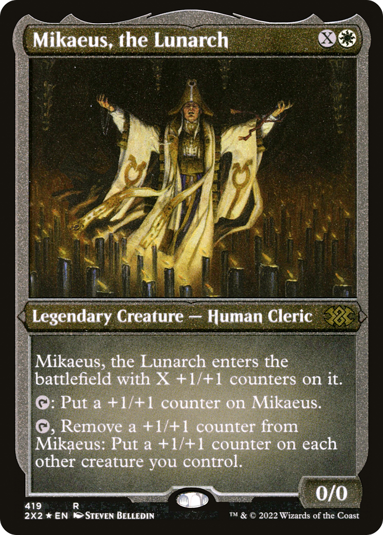 Mikaeus, the Lunarch (Foil Etched) (419) [Double Masters 2022] foil - Deck Out Gaming