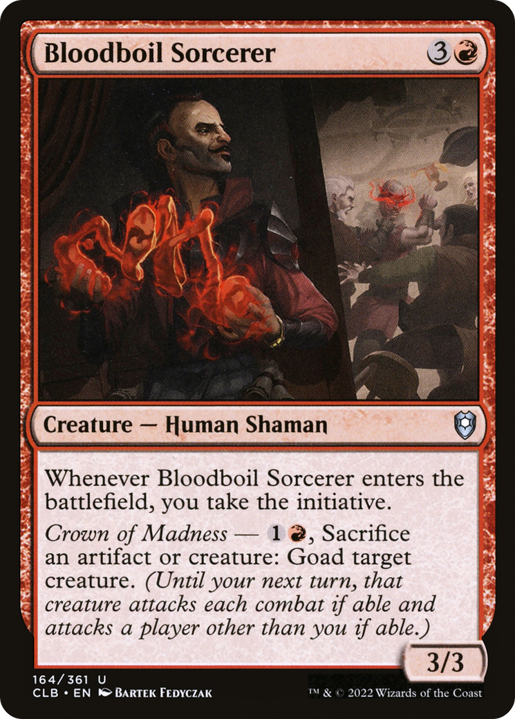 Bloodboil Sorcerer (164) [Commander Legends: Battle for Baldur's Gate] foil - Deck Out Gaming