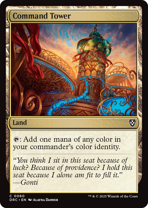 Command Tower (0060) (60) [Commander: Aetherdrift] - Deck Out Gaming