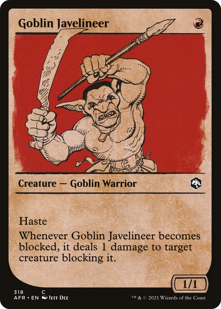 Goblin Javelineer (318) [Adventures in the Forgotten Realms] foil - Deck Out Gaming