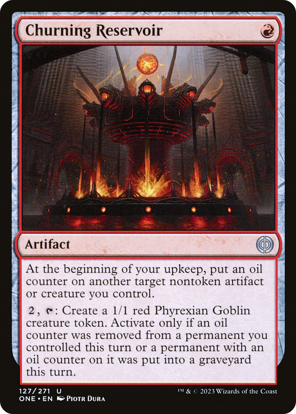 Churning Reservoir (127) [Phyrexia: All Will Be One] - Deck Out Gaming