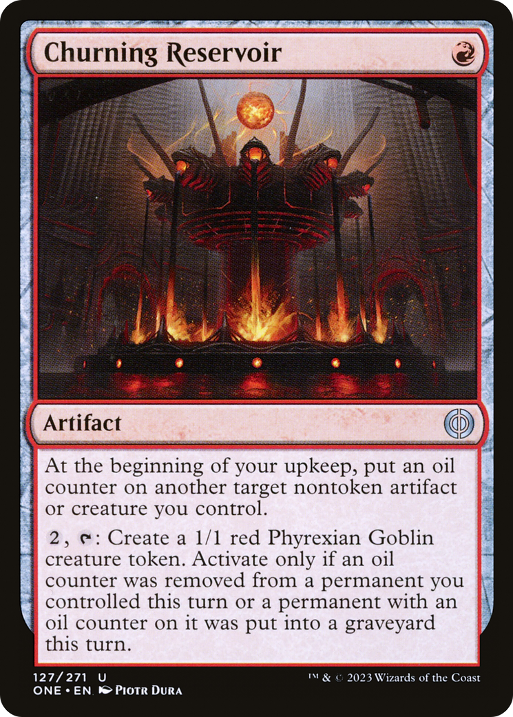 Churning Reservoir (127) [Phyrexia: All Will Be One] - Deck Out Gaming