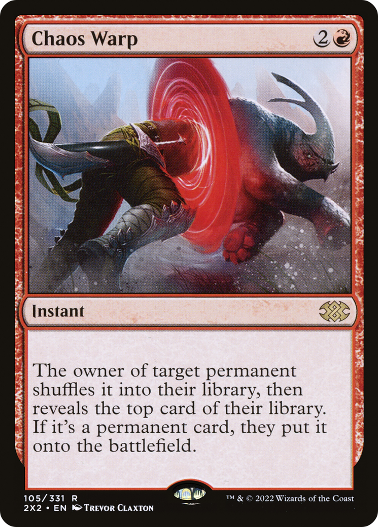 Chaos Warp (105) [Double Masters 2022] foil - Deck Out Gaming