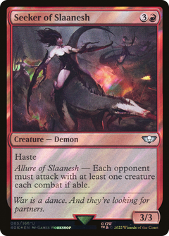 Seeker of Slaanesh (Surge Foil) (85) [Warhammer 40,000 Commander] foil - Deck Out Gaming
