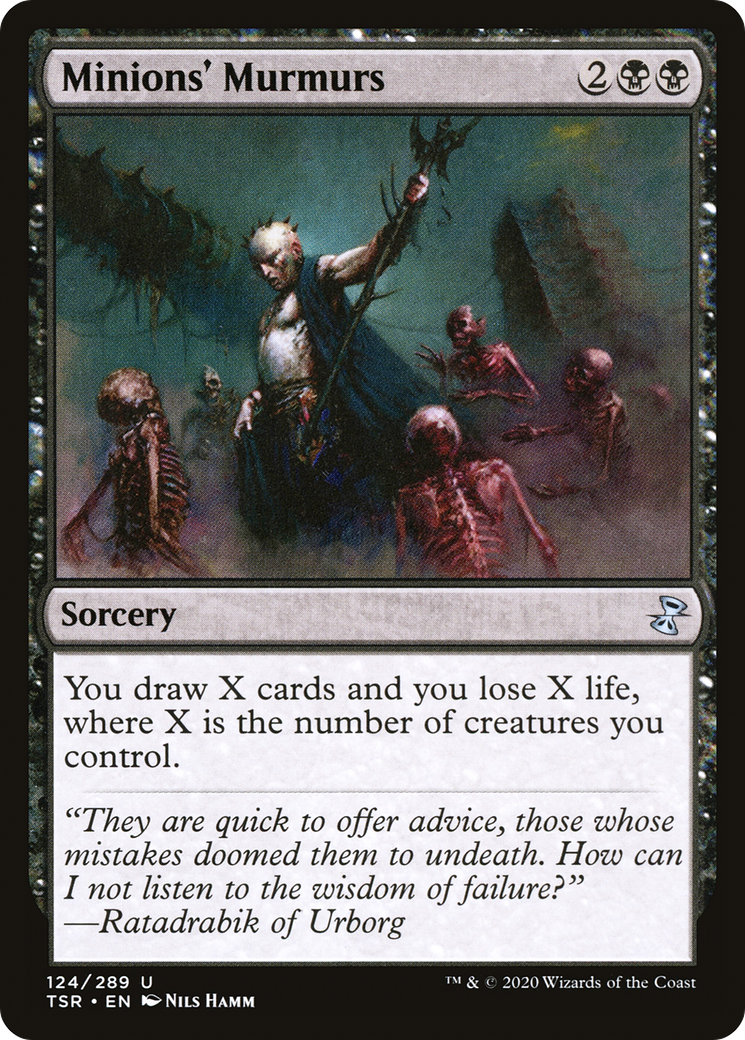 Minions' Murmurs (124) [Time Spiral Remastered] foil - Deck Out Gaming