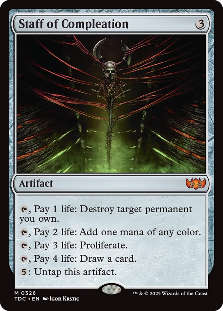 Staff of Compleation (326) [Commander: Tarkir: Dragonstorm] - Deck Out Gaming
