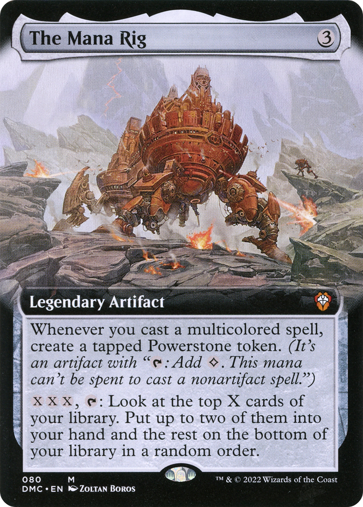 The Mana Rig (Extended Art) (80) [Dominaria United Commander]-1