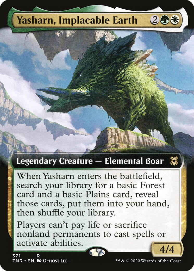 Yasharn, Implacable Earth (Extended Art) (371) [Zendikar Rising] foil - Deck Out Gaming