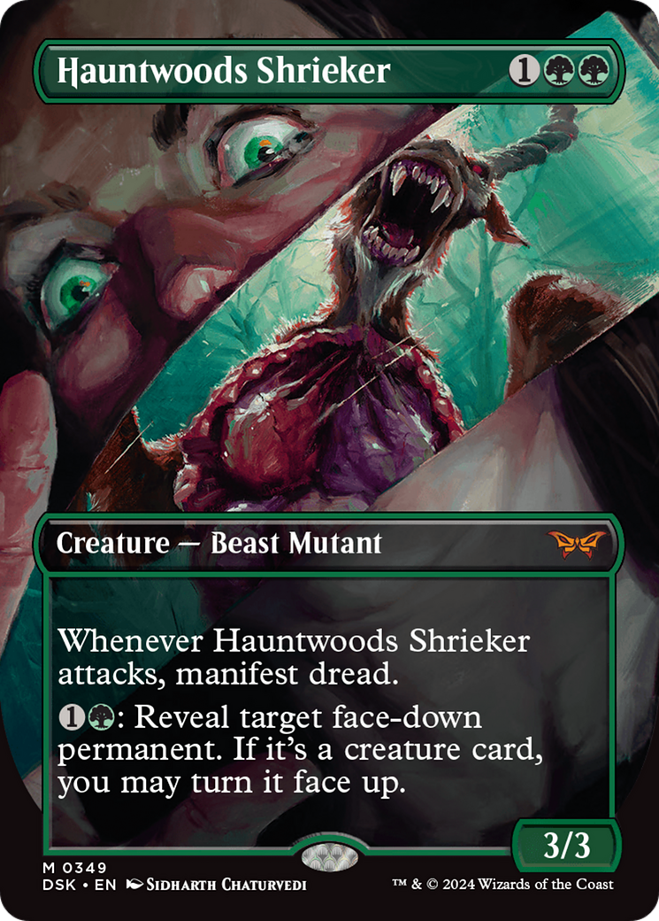 Hauntwoods Shrieker (Borderless) (349) [Duskmourn: House of Horror] - Deck Out Gaming