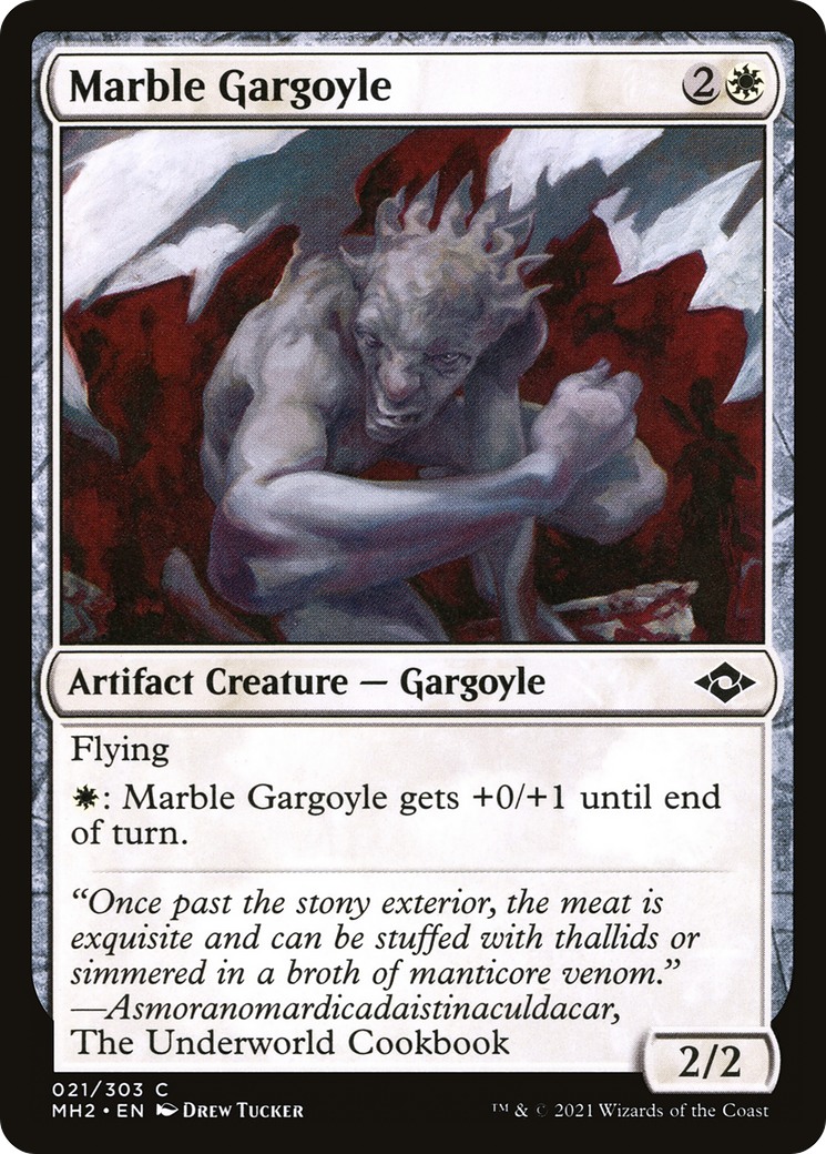 Marble Gargoyle (21) [Modern Horizons 2] foil - Deck Out Gaming