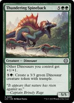 Thundering Spineback (260) [The Lost Caverns of Ixalan Commander] - Deck Out Gaming