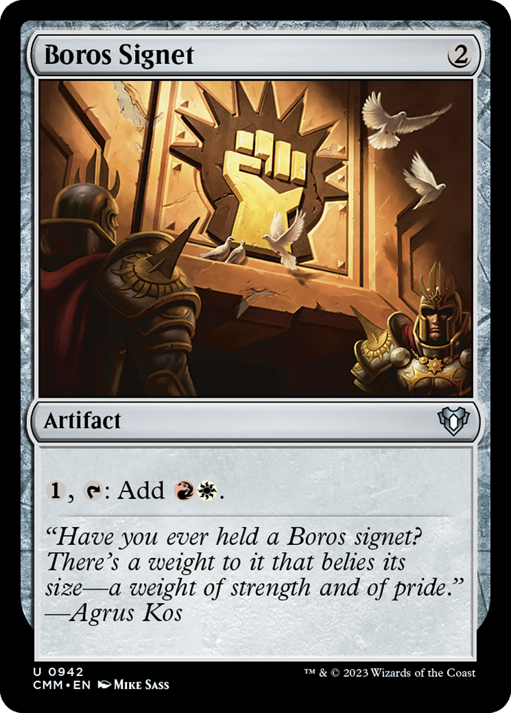 Boros Signet (942) [Commander Masters] - Deck Out Gaming