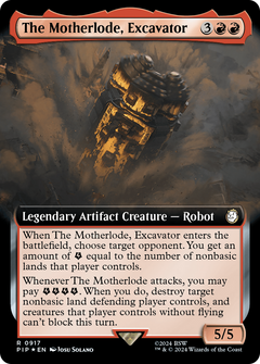 The Motherlode, Excavator (Extended Art) (Surge Foil) (917) [Fallout] foil - Deck Out Gaming