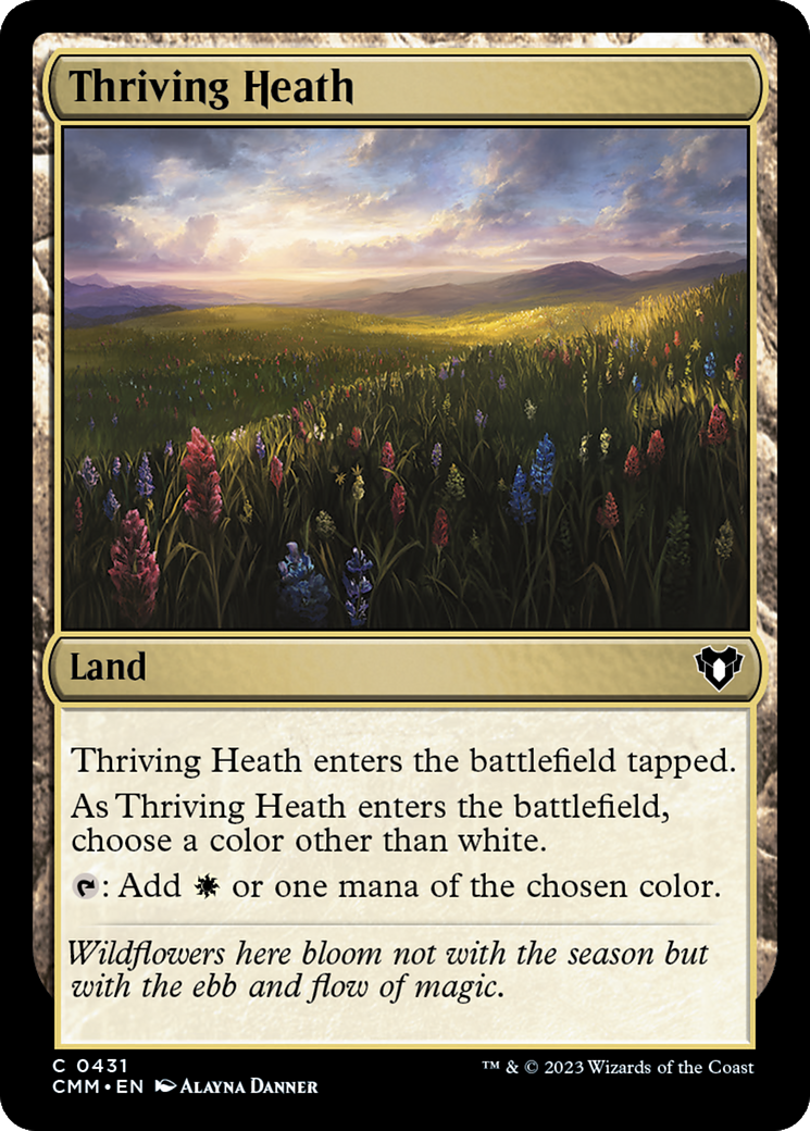 Thriving Heath (431) [Commander Masters] foil - Deck Out Gaming