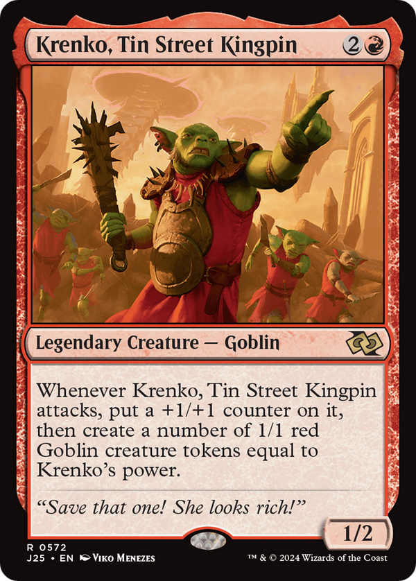 Krenko, Tin Street Kingpin (572) [Foundations Jumpstart] - Deck Out Gaming