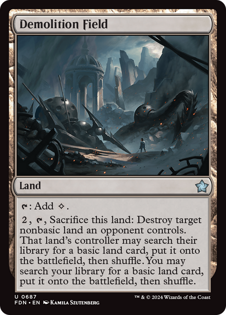 Demolition Field (687) [Foundations] - Deck Out Gaming