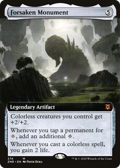 Forsaken Monument (Extended Art) (374) [Zendikar Rising] foil - Deck Out Gaming