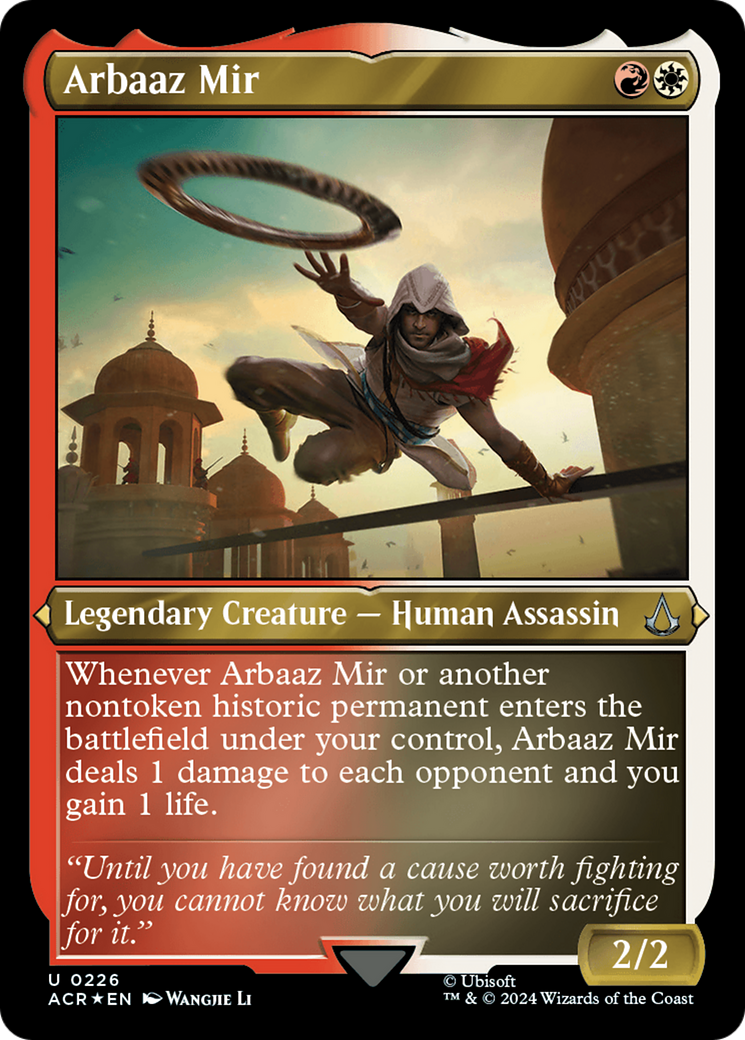 Arbaaz Mir (226) [Assassin's Creed] etched - Deck Out Gaming