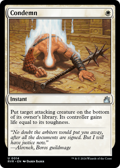 Condemn (14) [Ravnica Remastered] foil - Deck Out Gaming