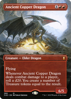 Ancient Copper Dragon (Borderless) (368) [Commander Legends: Battle for Baldur's Gate] foil - Deck Out Gaming