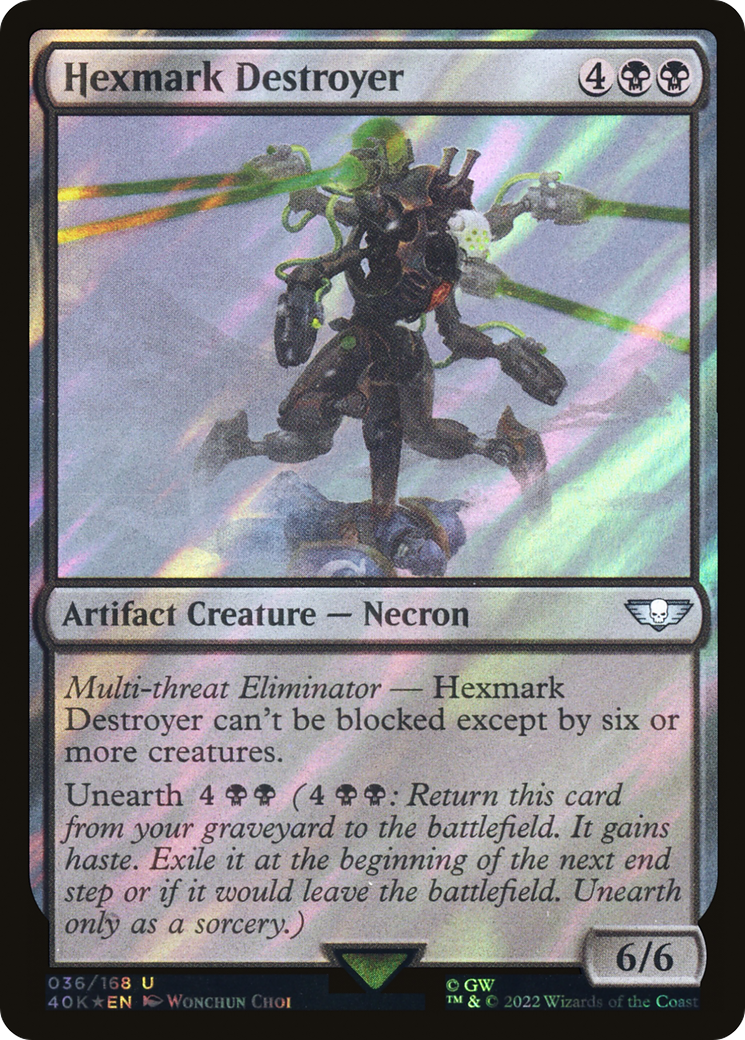 Hexmark Destroyer (Surge Foil) (36) [Warhammer 40,000 Commander] foil - Deck Out Gaming