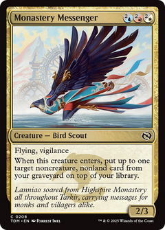 Monastery Messenger (208) [Tarkir: Dragonstorm] foil - Deck Out Gaming