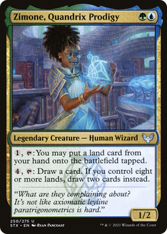 Zimone, Quandrix Prodigy (250) [Strixhaven: School of Mages] foil - Deck Out Gaming