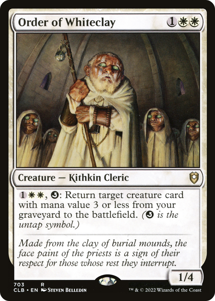 Order of Whiteclay (703) [Commander Legends: Battle for Baldur's Gate] - Deck Out Gaming