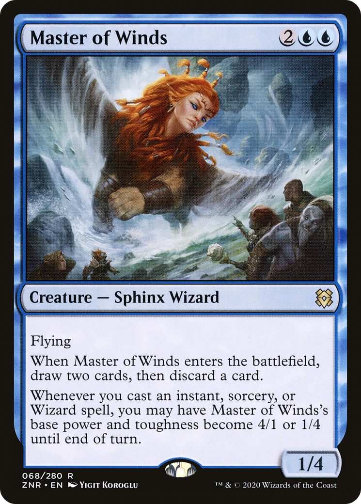 Master of Winds (68) [Zendikar Rising] - Deck Out Gaming