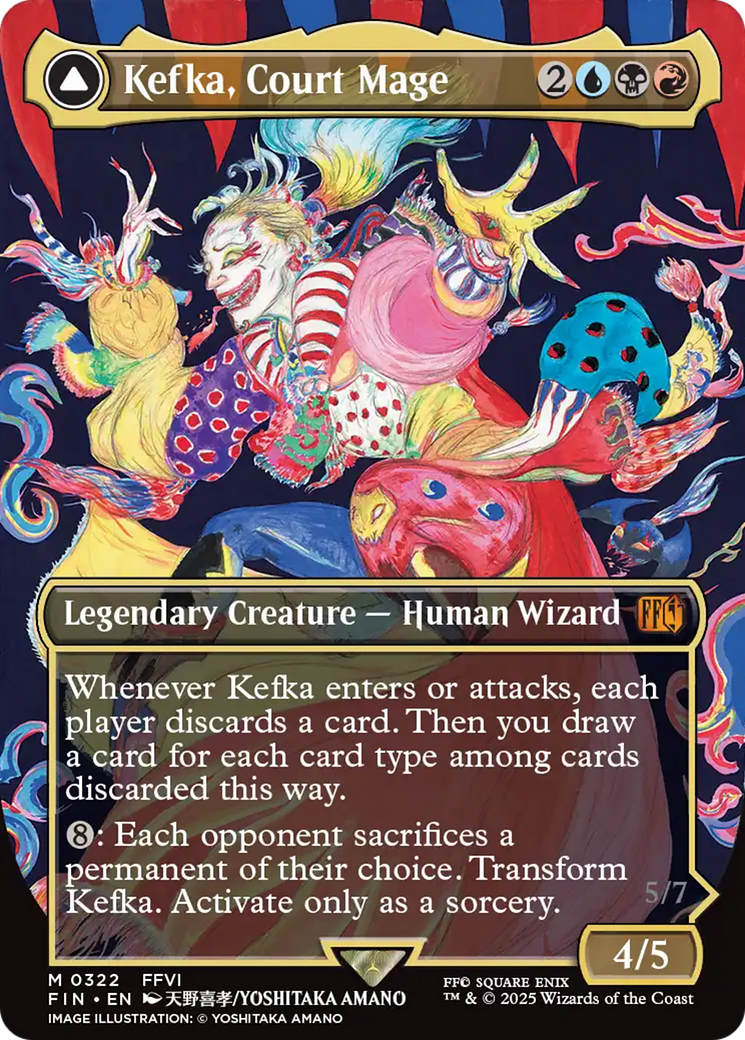 Kefka, Court Mage // Kefka, Ruler of Ruin (322) [FINAL FANTASY] foil - Deck Out Gaming
