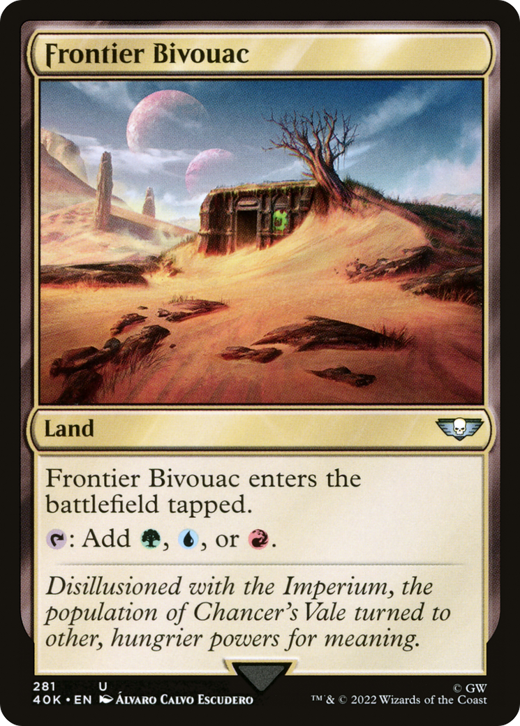 Frontier Bivouac (281) [Universes Beyond: Warhammer 40,000] - Deck Out Gaming